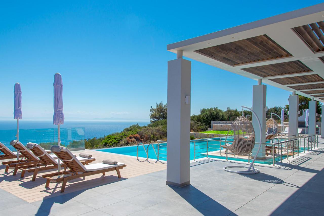 Villa Despina - Marathia View Private Luxury Villa Marathiás Eksteriør billede
