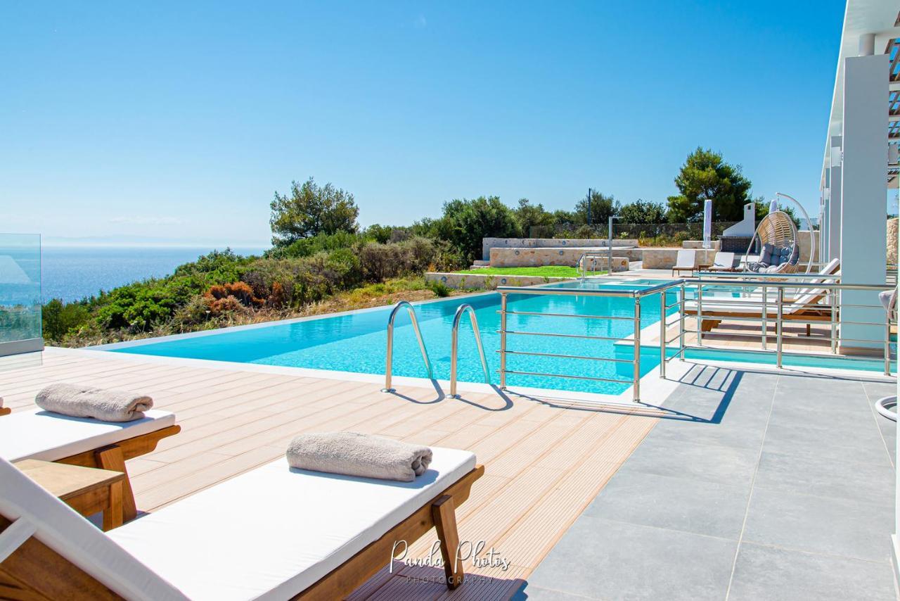 Villa Despina - Marathia View Private Luxury Villa Marathiás Eksteriør billede